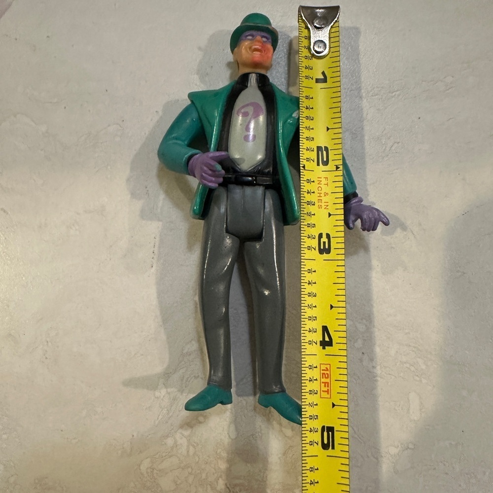 The Riddler Batman The Animated Series Villain Foe 4.2” Vntg (1993) Kenner - Picture 5 of 5